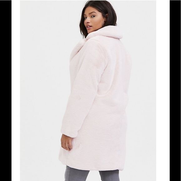 Torrid Faux Fur Super Plush Coat - Picture 4 of 5